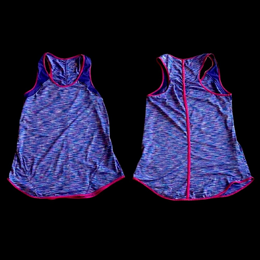 Tangerine Women's Neon Purple/Pink Yoga Tank-Top